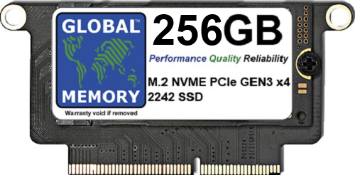 256GB M.2 PCIe Gen3 x4 NVMe SSD FOR MACBOOK PRO RETINA NON TOUCH BAR A1708 (LATE 2016 - MID 2017) - Click Image to Close